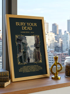 Bury Your Dead Minimalist Book Poster by Louise Penny – image 3