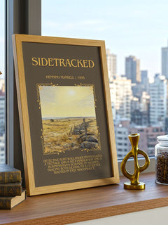 Sidetracked Minimalist Book Poster by Henning Mankell – image 3