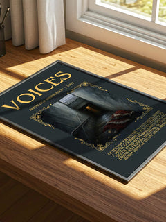 Voices Minimalist Book Poster by Arnaldur Indriðason – image 4