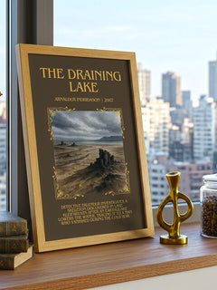 The Draining Lake Minimalist Book Poster by Arnaldur Indriðason – image 3