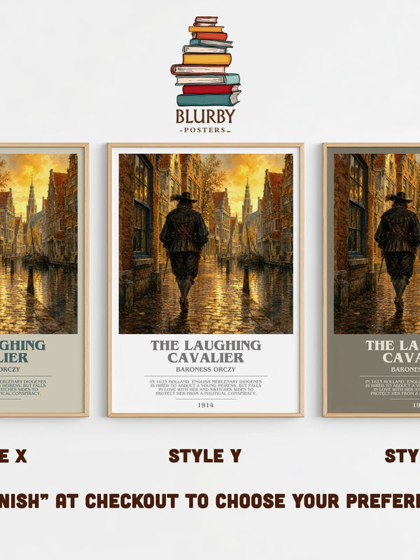 The Laughing Cavalier bookish print in frame leaning in hallway – historical fiction wall art