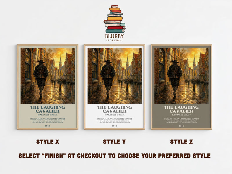 The Laughing Cavalier bookish print in frame leaning in hallway – historical fiction wall art