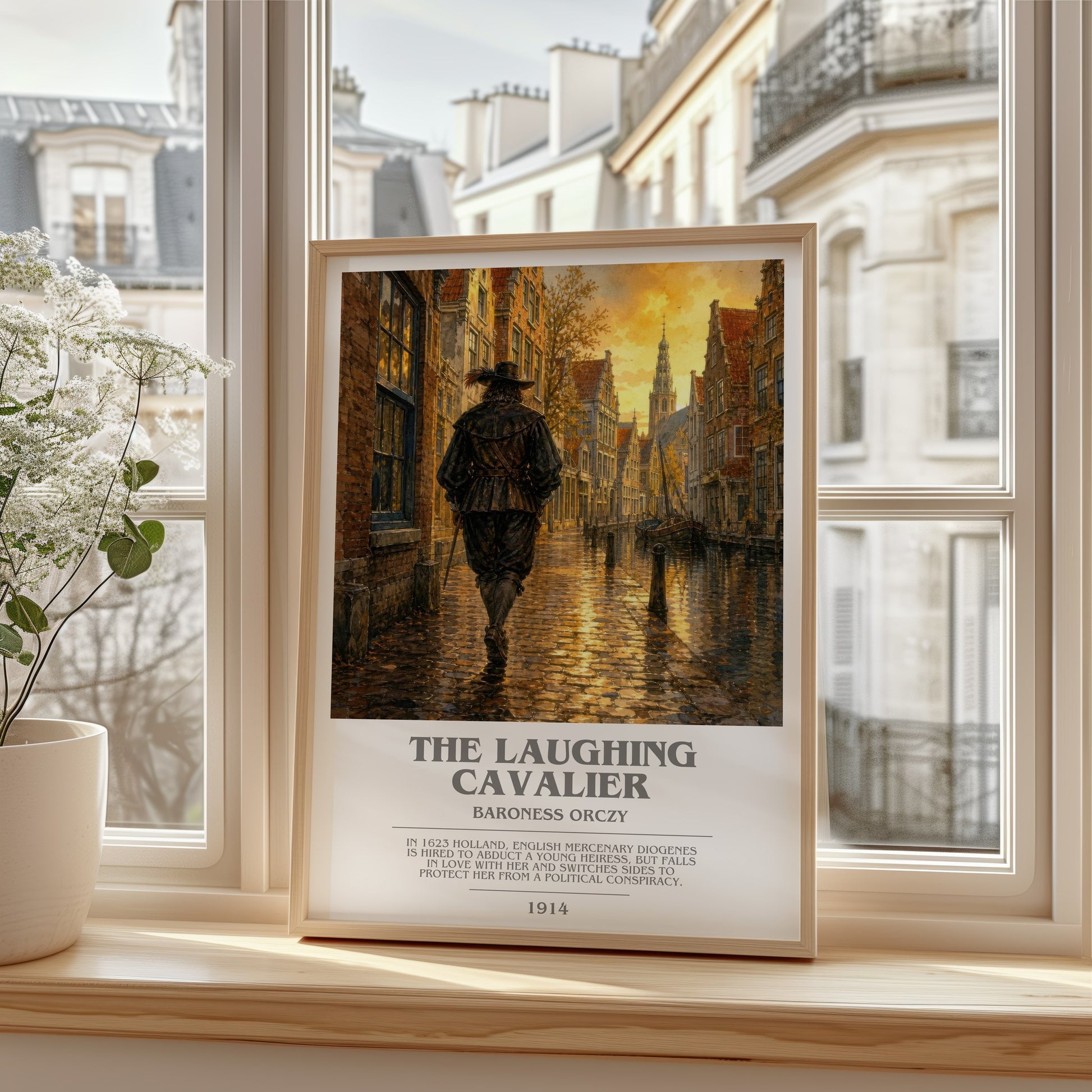 The Laughing Cavalier bookish poster colour and style options – Baroness Orczy book art