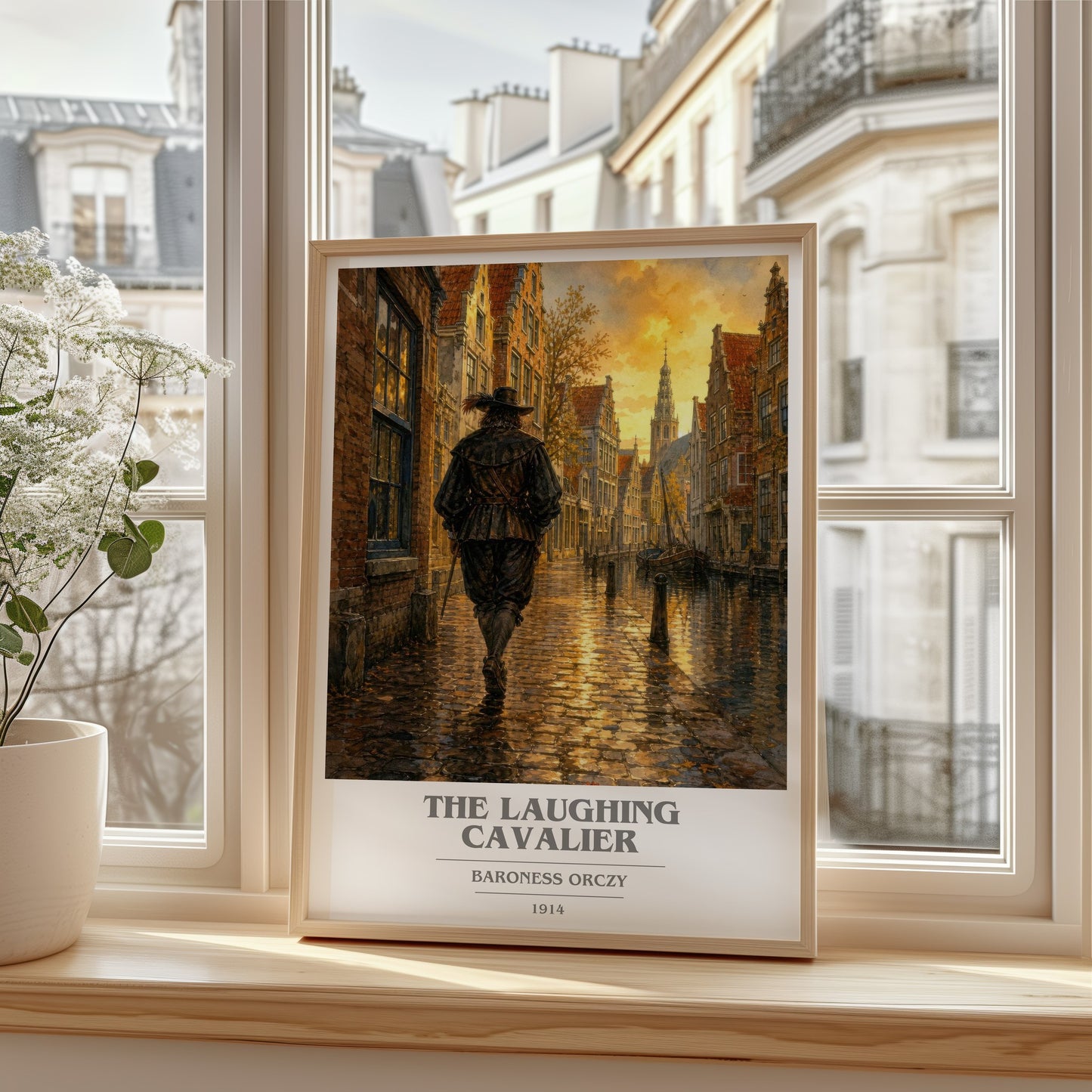 The Laughing Cavalier book cover poster colour and style options – Baroness Orczy book art