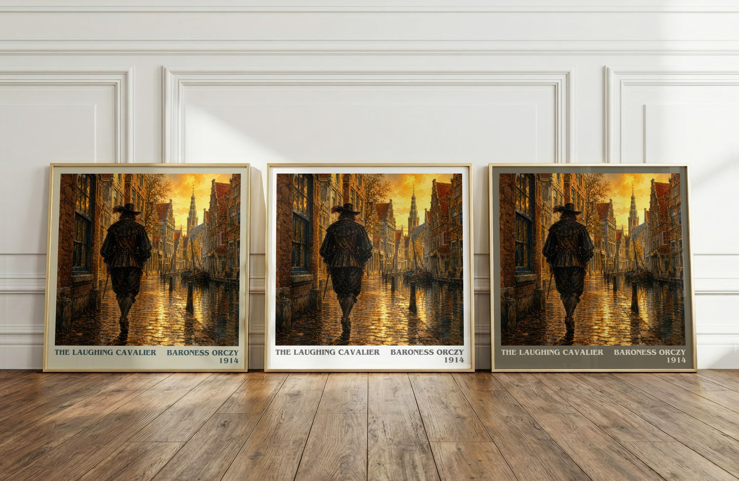 The Laughing Cavalier literary art print colour and style options – Baroness Orczy book art