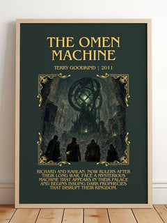 The Omen Machine Minimalist Book Poster by Terry Goodkind – image 2
