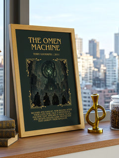The Omen Machine Minimalist Book Poster by Terry Goodkind – image 3