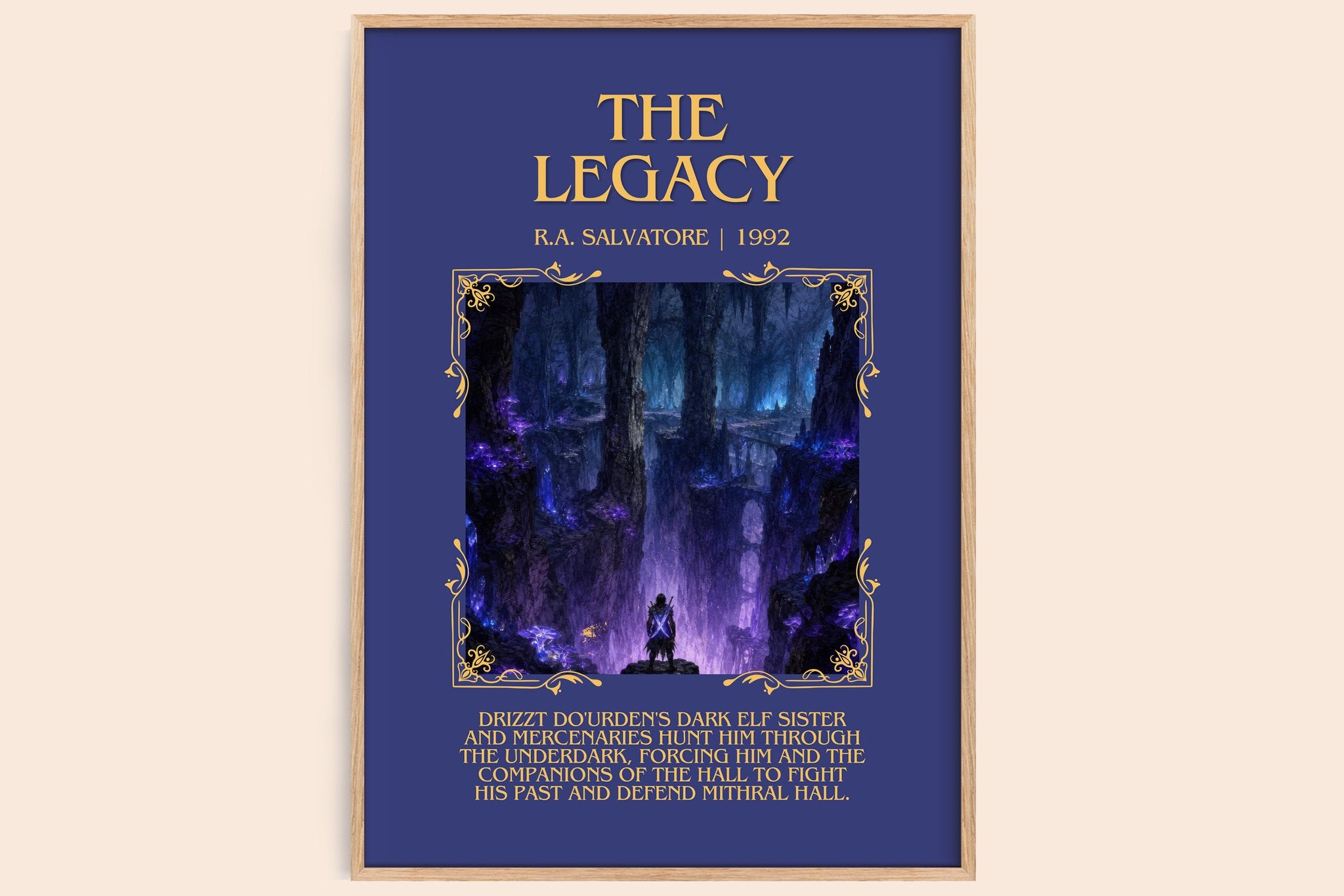 The Legacy Minimalist Book Poster by R.A. Salvatore