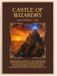 Castle of Wizardry Minimalist Book Poster by David Eddings – image 1