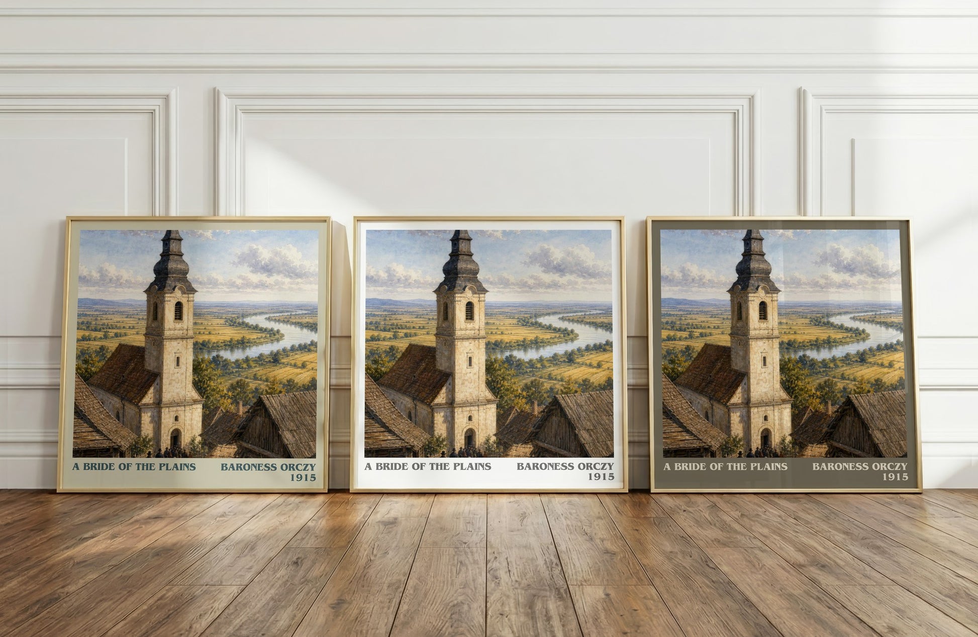 A Bride Of The Plains literary art print colour and style options – Baroness Orczy book art