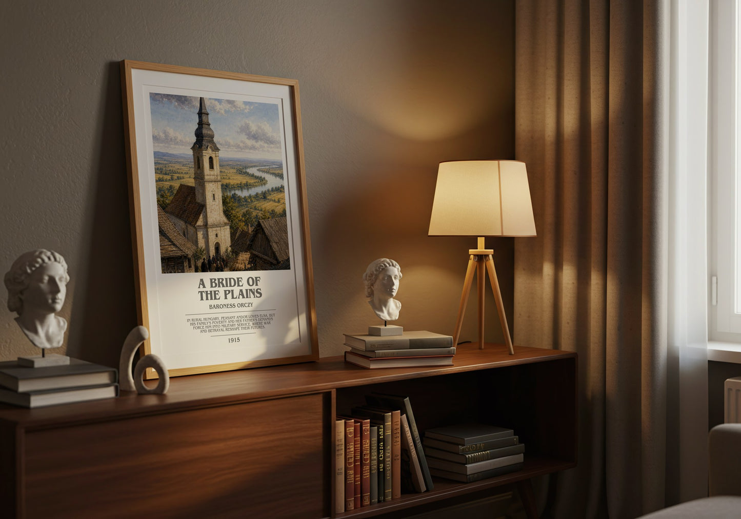 A Bride Of The Plains bookish book poster framed on wall – romance wall art