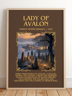Lady of Avalon Minimalist Book Poster by Marion Zimmer Bradley – image 2