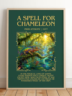 A Spell for Chameleon Minimalist Book Poster by Piers Anthony – image 2