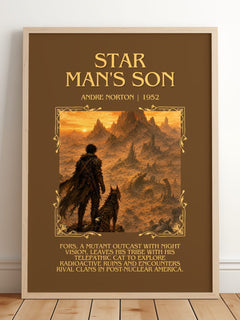 Star Man's Son Minimalist Book Poster by Andre Norton – image 2