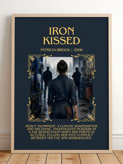 Iron Kissed Minimalist Book Poster by Patricia Briggs – image 2