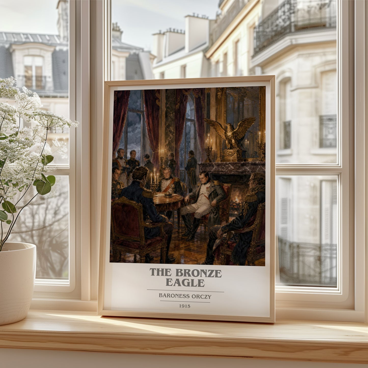 The Bronze Eagle book cover poster colour and style options – Baroness Orczy book art