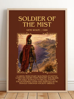 Soldier of the Mist Minimalist Book Poster by Gene Wolfe – image 2