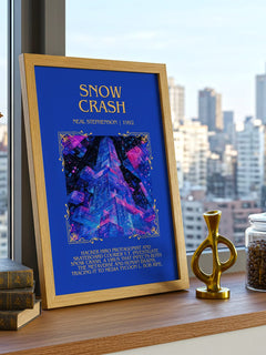 Snow Crash Minimalist Book Poster by Neal Stephenson – image 3