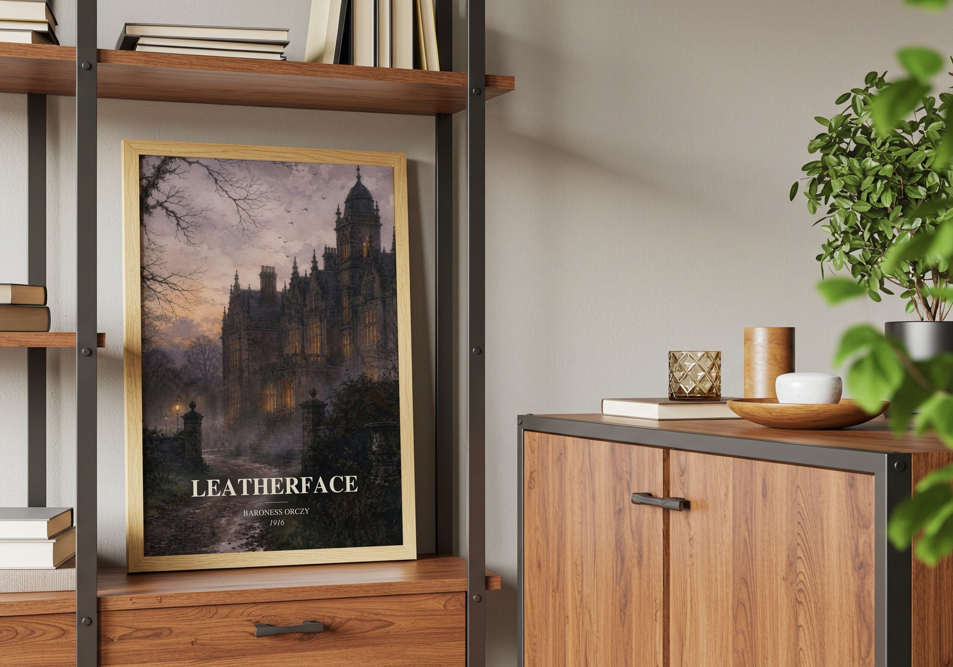 Leatherface book watercolour illustration paper finish options – matte satin gloss