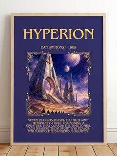 Hyperion Minimalist Book Poster by Dan Simmons – image 2