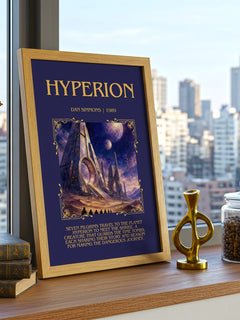 Hyperion Minimalist Book Poster by Dan Simmons – image 3