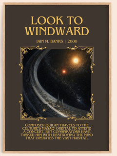 Look to Windward Minimalist Book Poster by Iain M. Banks – image 1