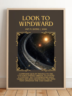 Look to Windward Minimalist Book Poster by Iain M. Banks – image 2