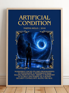 Artificial Condition Minimalist Book Poster by Martha Wells – image 2