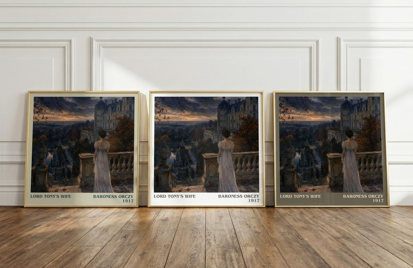 Lord Tony'S Wife literary art print colour and style options – Baroness Orczy book art