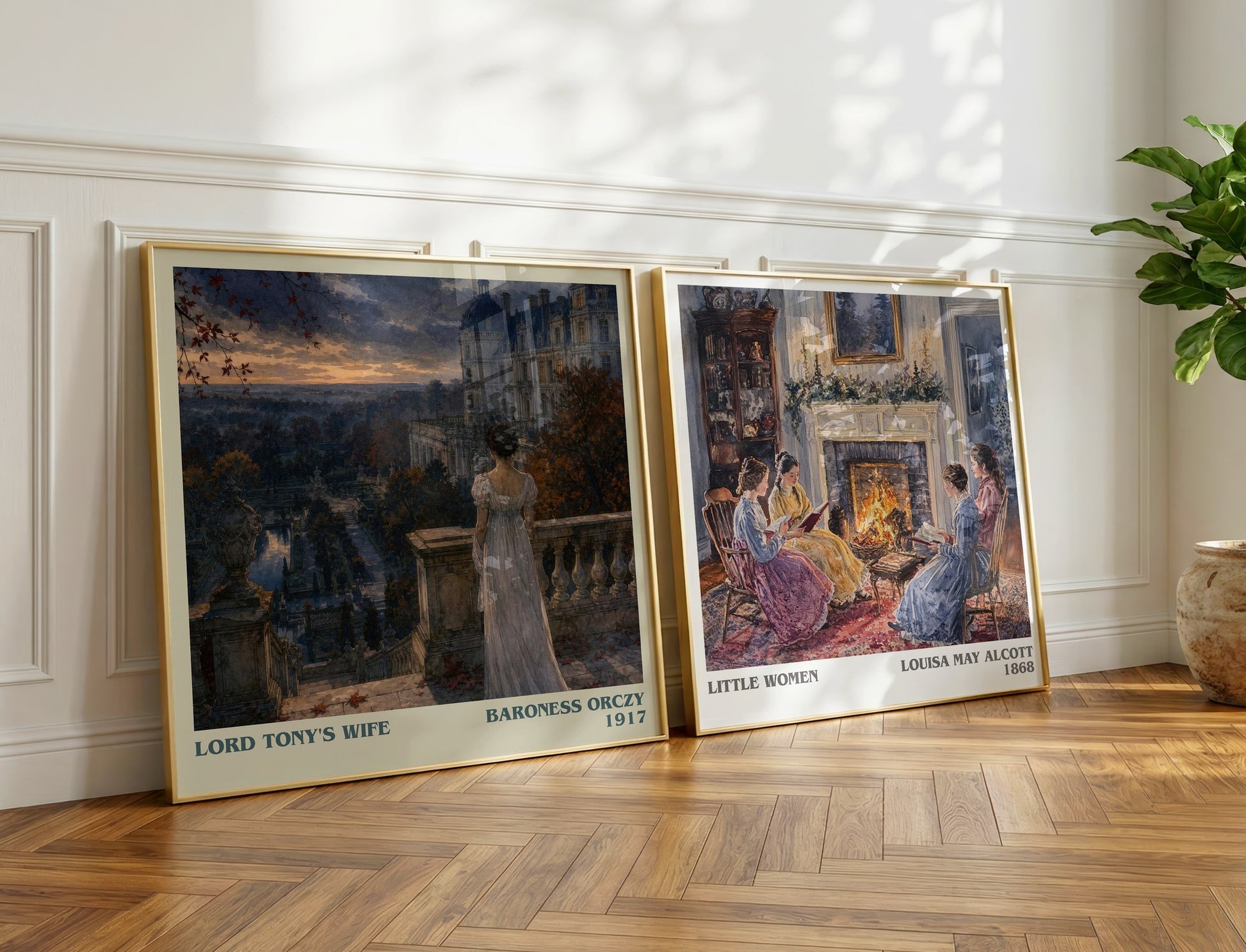 Lord Tony'S Wife literary print on bookshelf – Baroness Orczy fan gift