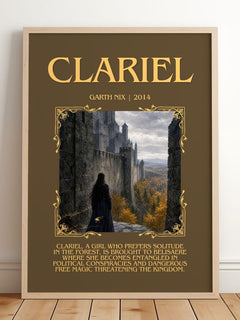 Clariel Minimalist Book Poster by Garth Nix – image 2