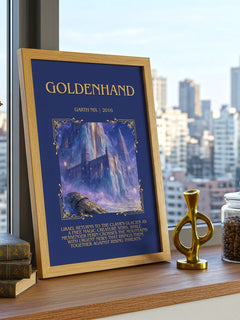 Goldenhand Minimalist Book Poster by Garth Nix – image 3