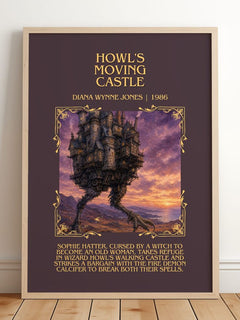 Howl's Moving Castle Minimalist Book Poster by Diana Wynne Jones – image 2
