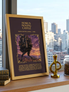 Howl's Moving Castle Minimalist Book Poster by Diana Wynne Jones – image 3