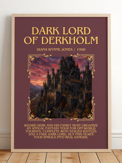 Dark Lord of Derkholm Minimalist Book Poster by Diana Wynne Jones – image 2