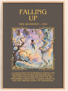 Falling Up Minimalist Book Poster by Shel Silverstein – image 1