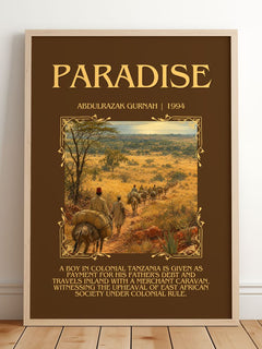 Paradise Minimalist Book Poster by Abdulrazak Gurnah – image 2