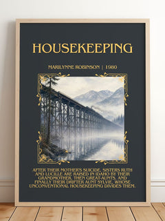 Housekeeping Minimalist Book Poster by Marilynne Robinson – image 2