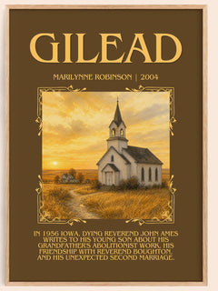 Gilead Minimalist Book Poster by Marilynne Robinson – image 1