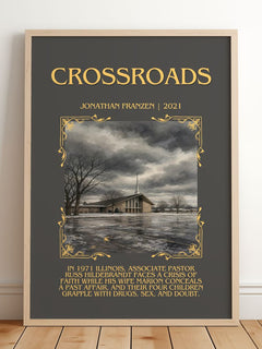 Crossroads Minimalist Book Poster by Jonathan Franzen – image 2