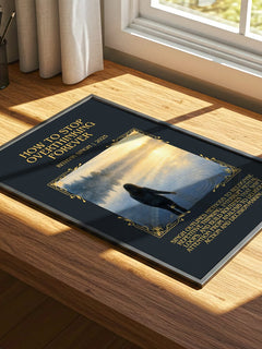 How To Stop Overthinking Forever Minimalist Book Poster by R. Singh – image 4