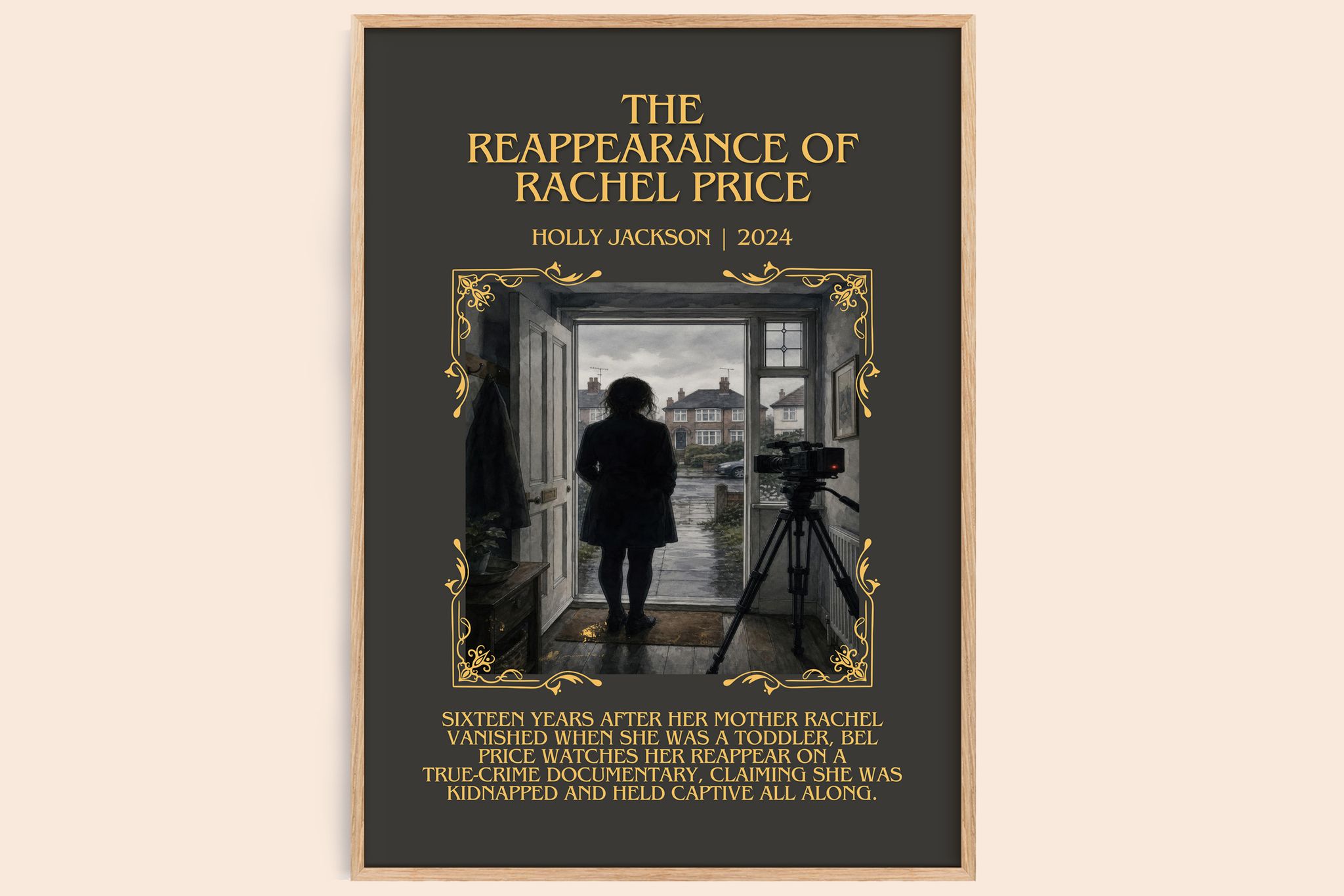 Reappearance of Rachel Price Minimalist Book Poster by Holly Jackson
