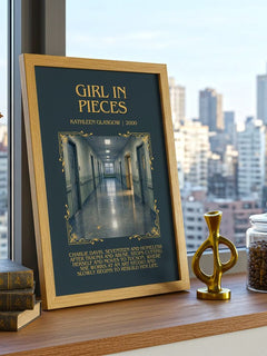 Girl in Pieces Minimalist Book Poster by Kathleen Glasgow – image 3