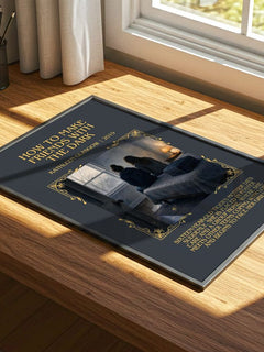 How to Make Friends with the Dark Minimalist Book Poster by K. Glasgow – image 4
