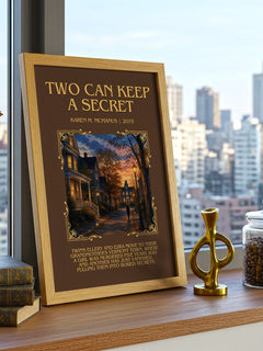 Two Can Keep a Secret Minimalist Book Poster by Karen M. McManus – image 3