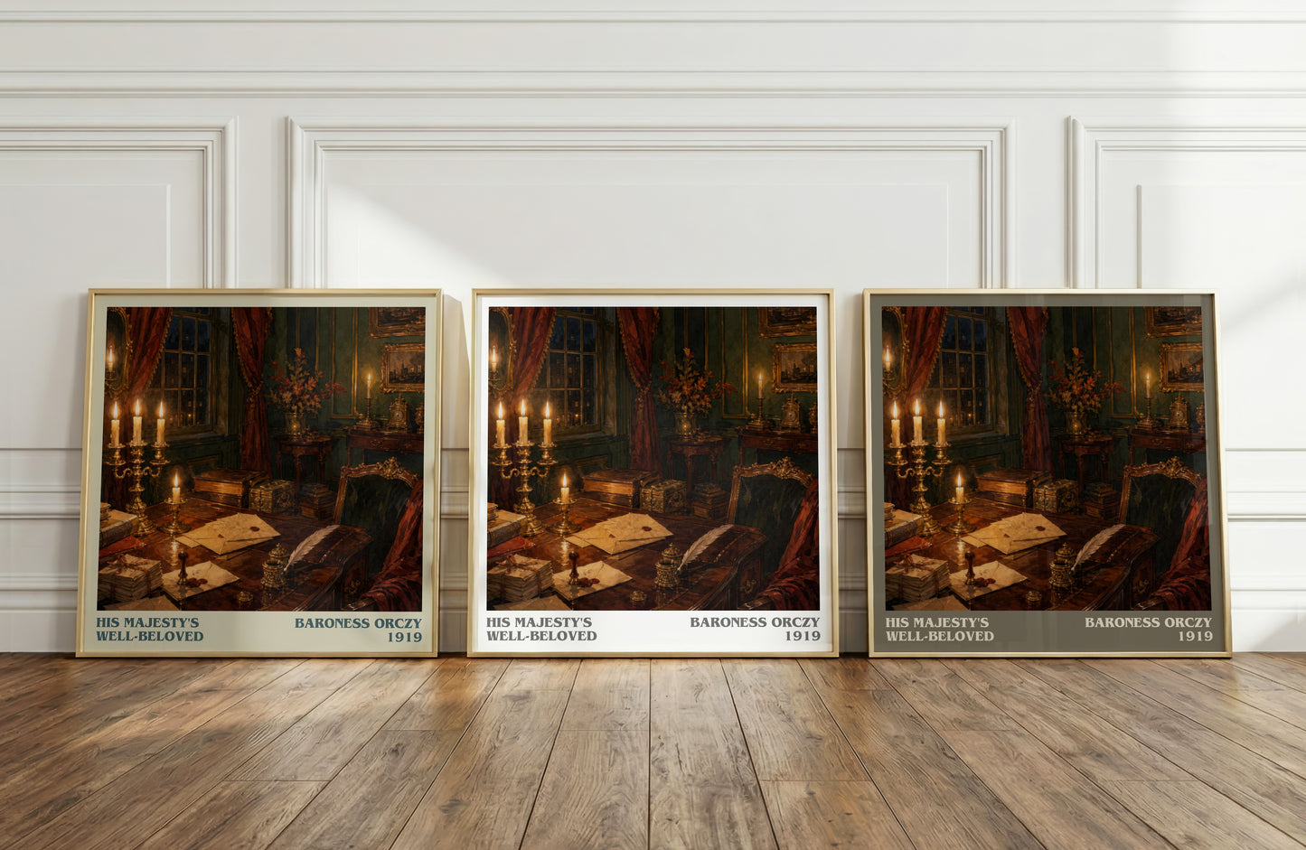 His Majesty'S Well-Beloved literary art print colour and style options – Baroness Orczy book art