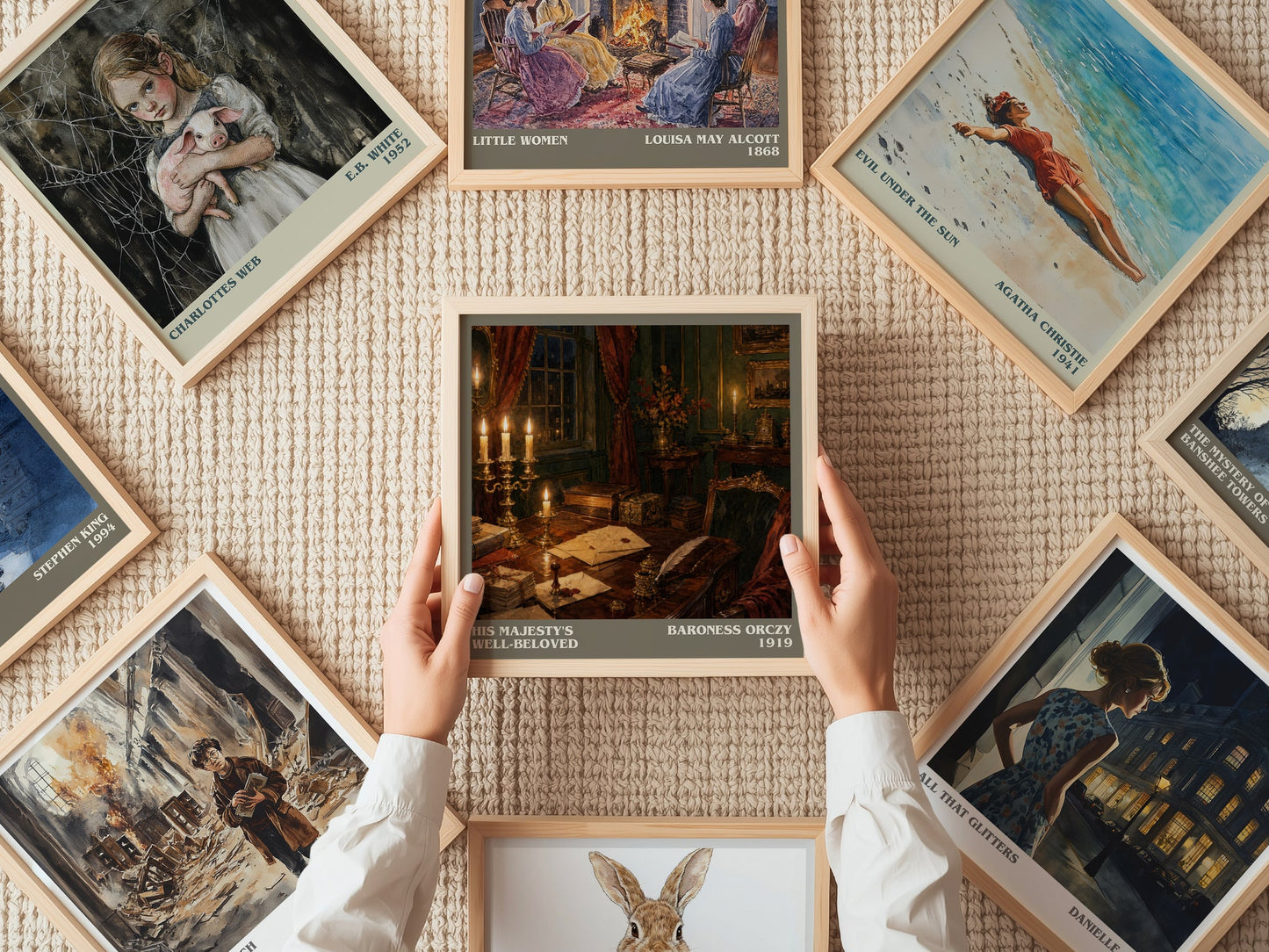 His Majesty'S Well-Beloved literary book poster framed on wall – historical fiction wall art