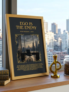 Ego is the Enemy Minimalist Book Poster by Ryan Holiday – image 3