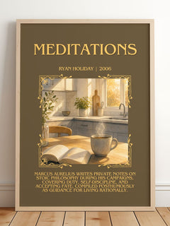 Meditations Minimalist Book Poster by Ryan Holiday – image 2