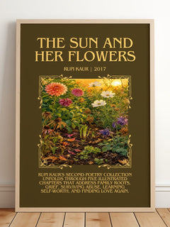 the sun and her flowers Minimalist Book Poster by Rupi Kaur – image 2
